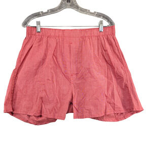 Croft & Barrow Mens Shorts Red Size L 36-38 100% Cotton RN 59495